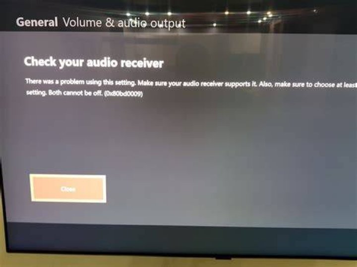 Dolby Atmos Error 0x80bd0009 on Xbox One [Fixed]