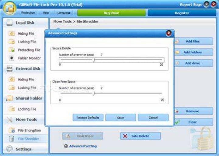 Download GiliSoft File Lock Pro for Windows 10