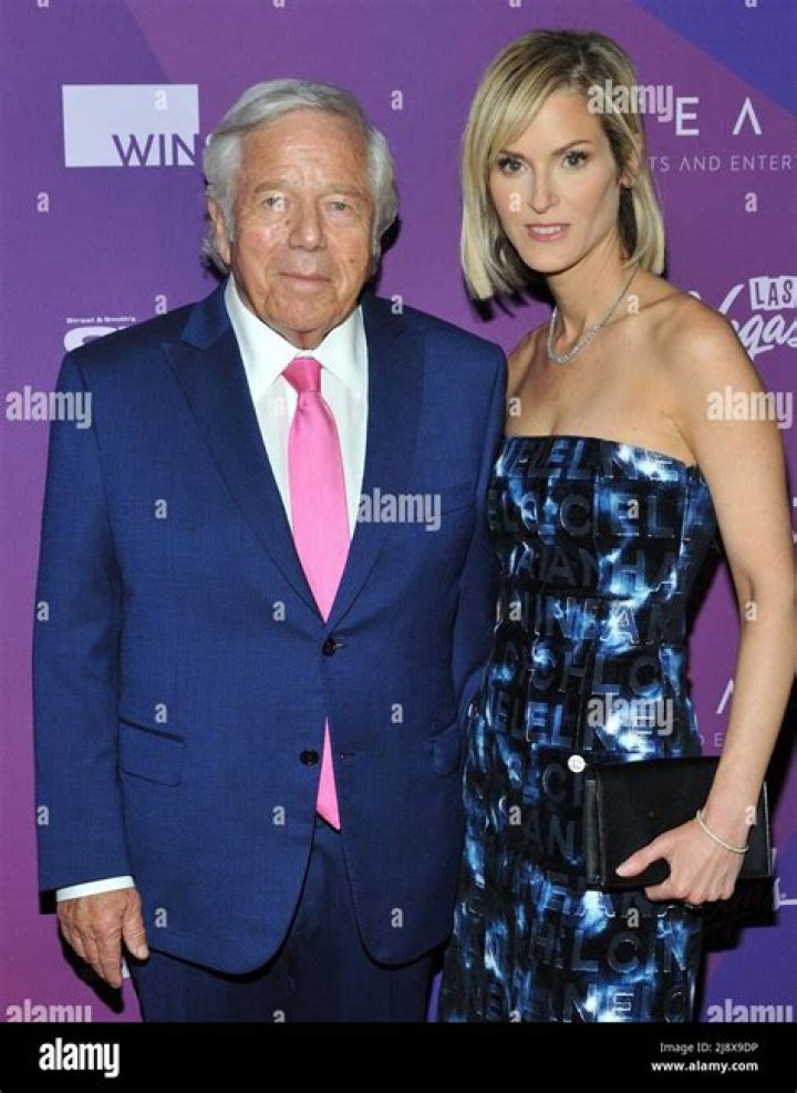 Dr. Dana Blumberg and Robert Kraft at Fanatics party