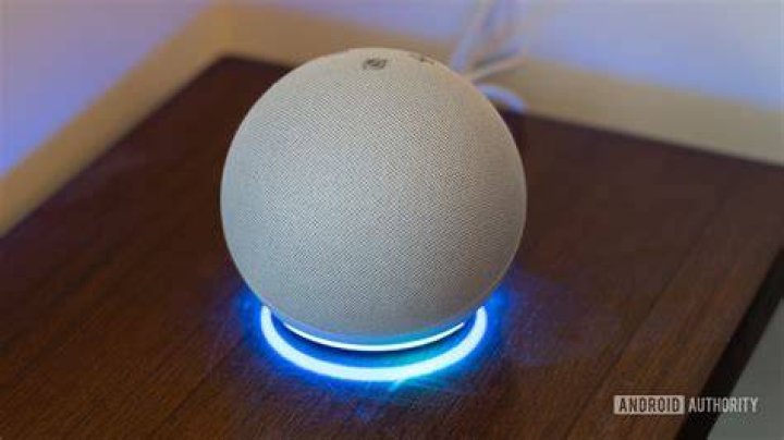 Echo Dot 2020 fourth generation ring of light from the front
