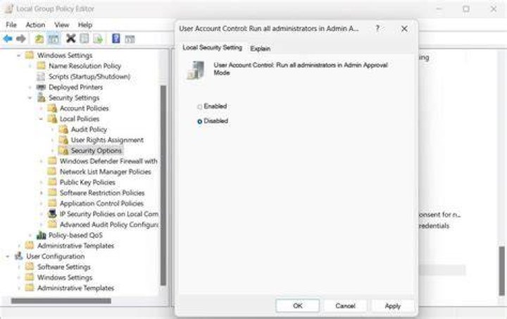enable policy limited access administrator