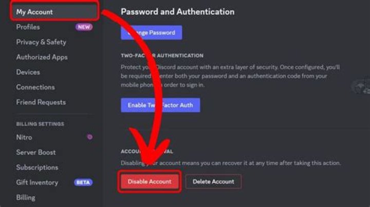 enter password to disable account enter password to disable account