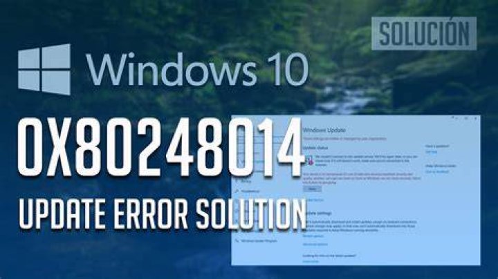 error code 0x80248014 windows 10
