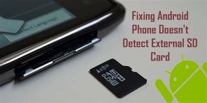 External SD card not recognized