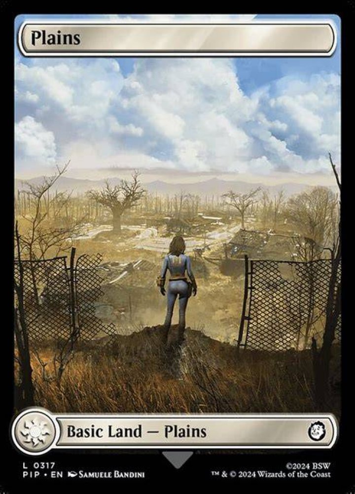 Fallout MTG Universes Beyond - Plains