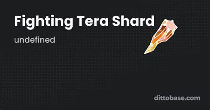 Fighting Tera Shard