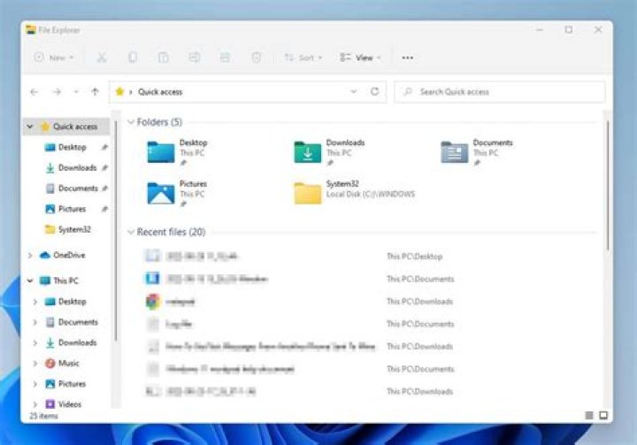 File Explorer on Windows 11
