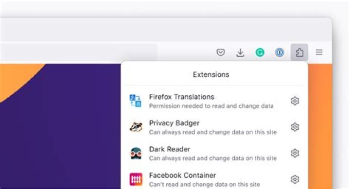 Firefox add-ons.