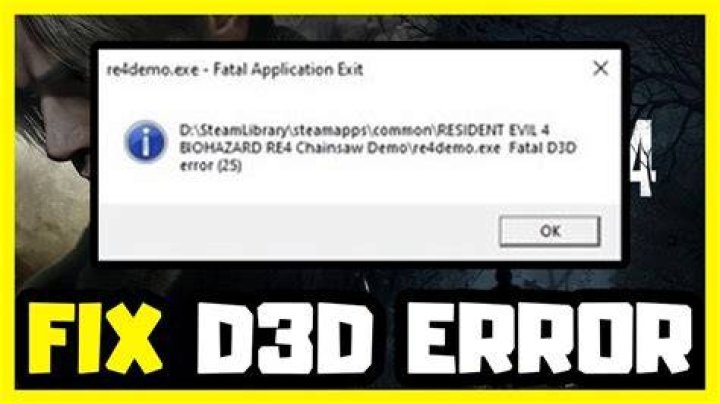 fix d3d error steam