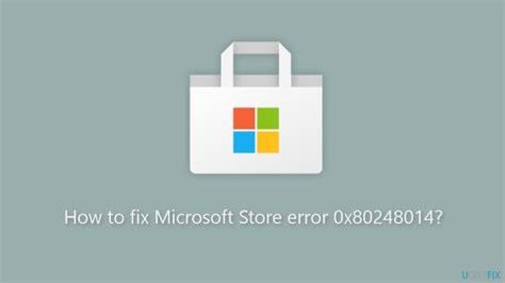 Fix error code 0x80248014