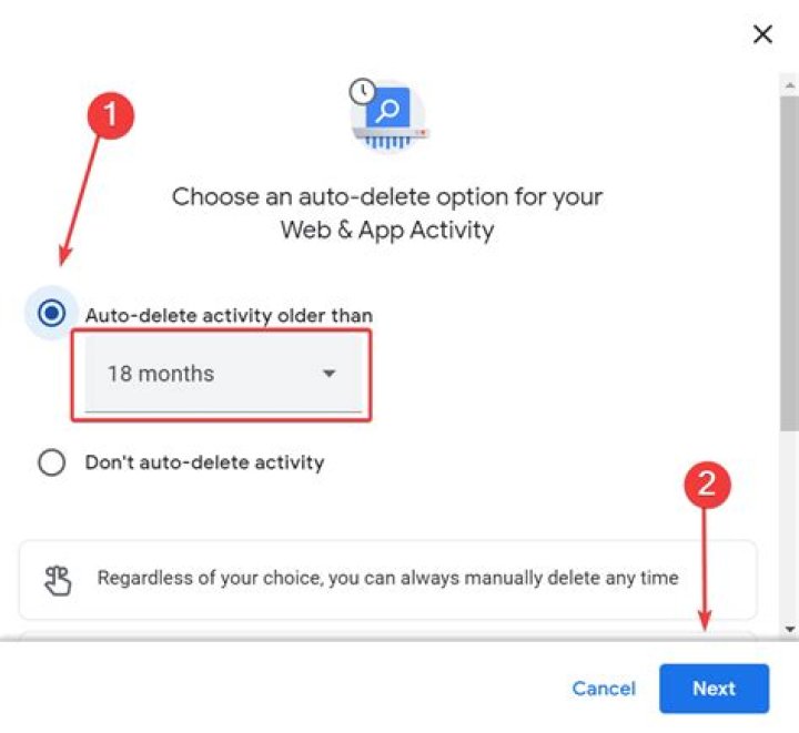 Fix Google not deleting search history issue