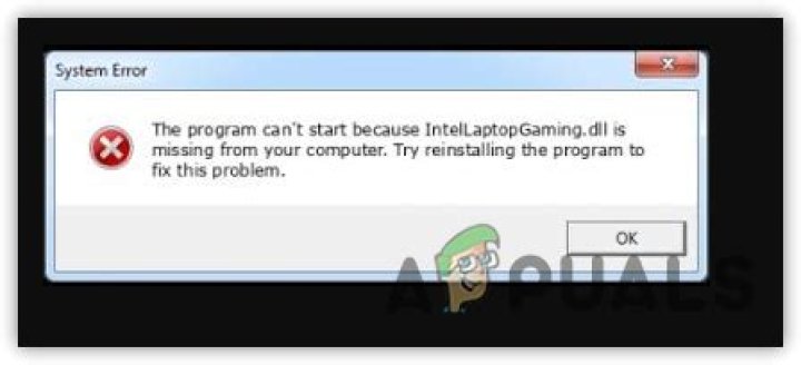 fix intellaptopgaming dll