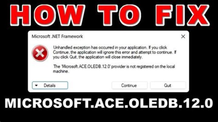 Fix Power Bi error microsoft.ace.oledb.12.0 with these solutions
