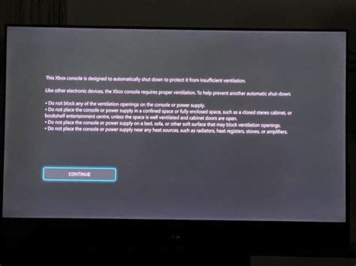 FIx the Xbox ventilation error