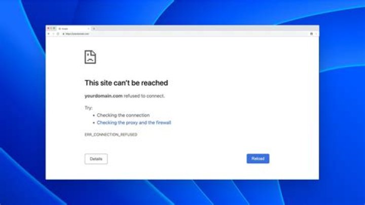Fix This content cannot be displayed in a frame
