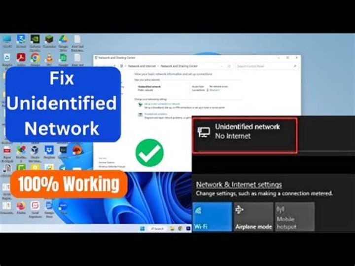 Fix Unidentified network on Windows 10 & 11 [No Internet access]