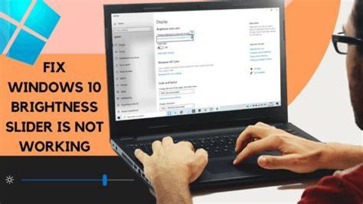 Fix Windows 10 brightness slider missing