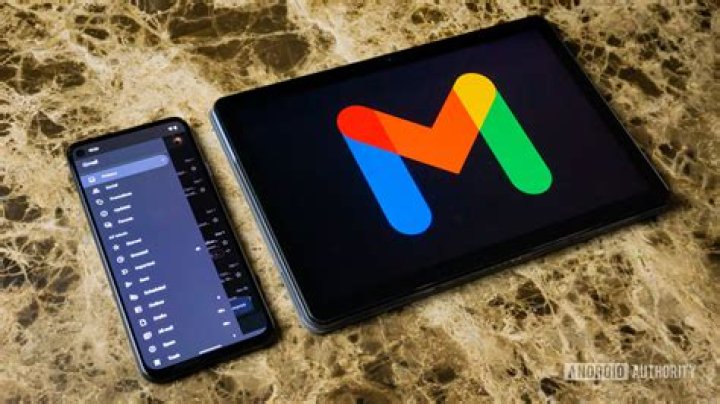 Gmail on smartphone and tablet stock photo 2 Gmail on smartphone and tablet stock photo 2