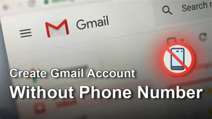 google account signup gmail without phone number