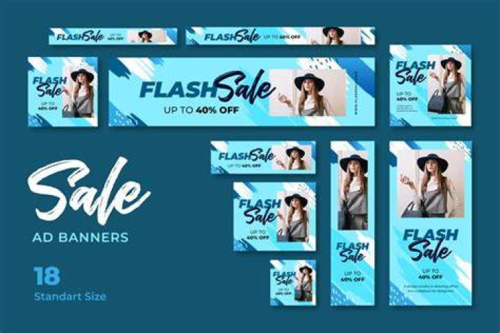 Google Ads Web Banner Flash Sale UI Creative