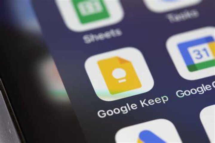 Google Keep type screen