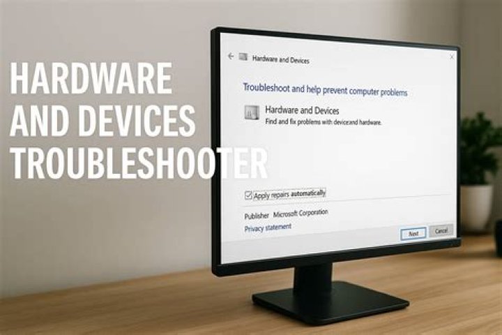 hardware devices troubleshooter