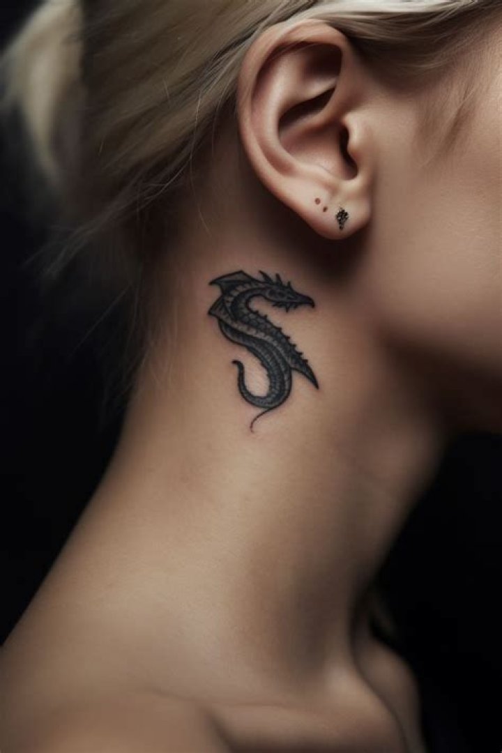 hidden ear tattoo