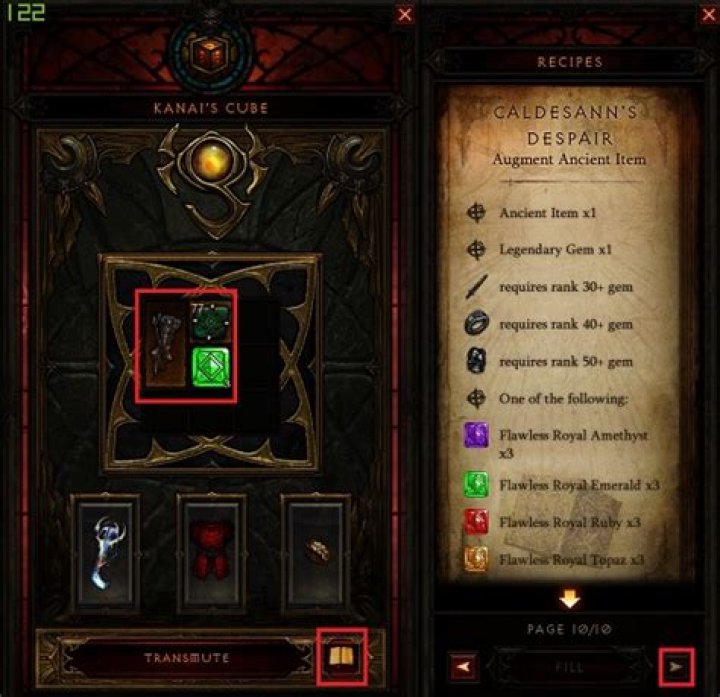 How to augment ancient items in Diablo 3