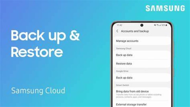 How to back up Samsung devices