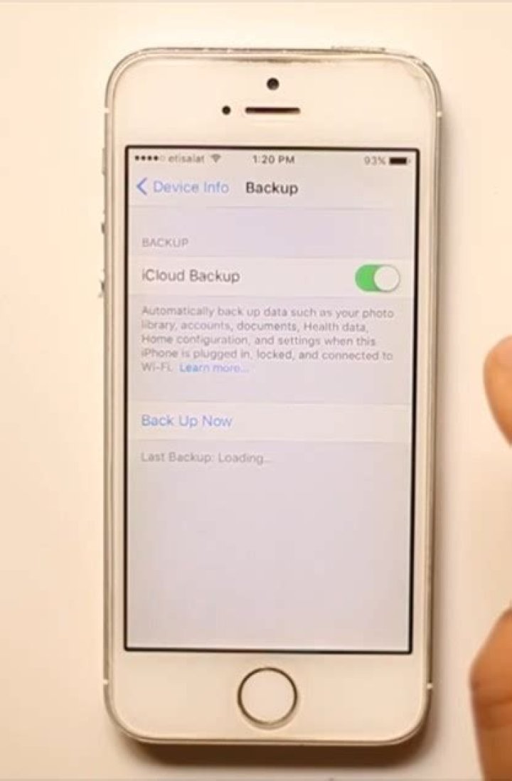 How To Backup Iphone 6s
