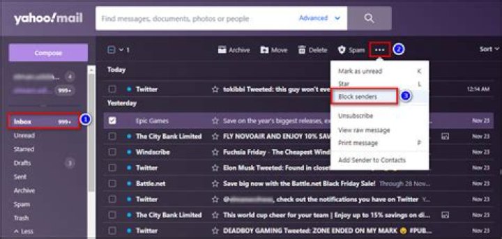 How To Block Emails On Yahoo