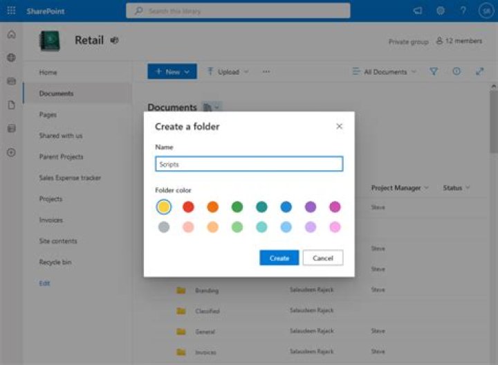 How To Create A Folder In Sharepoint