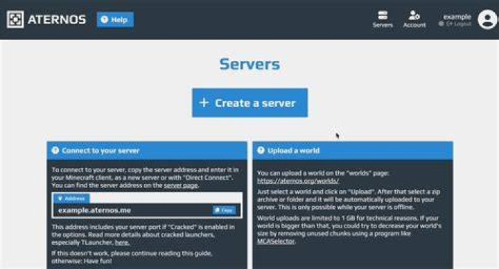 How To Create A Minecraft Server With Aternos