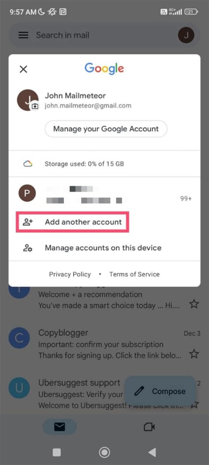 How To Create A Second Gmail Account On Android