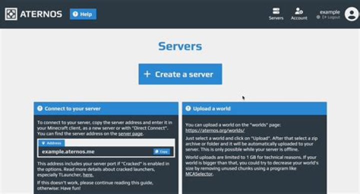 How To Create Aternos Server
