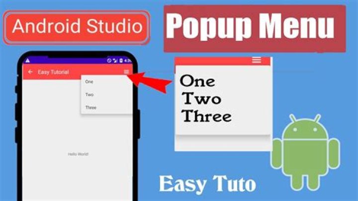 How To Create Popup Window In Android Studio