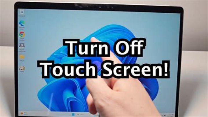 How to disable touch screen in Windows 10