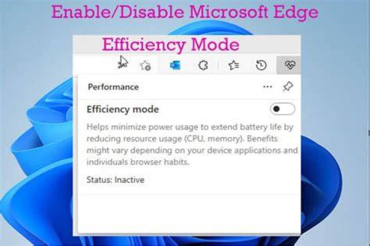 How to enable Microsoft Edge Efficiency mode on Windows 11