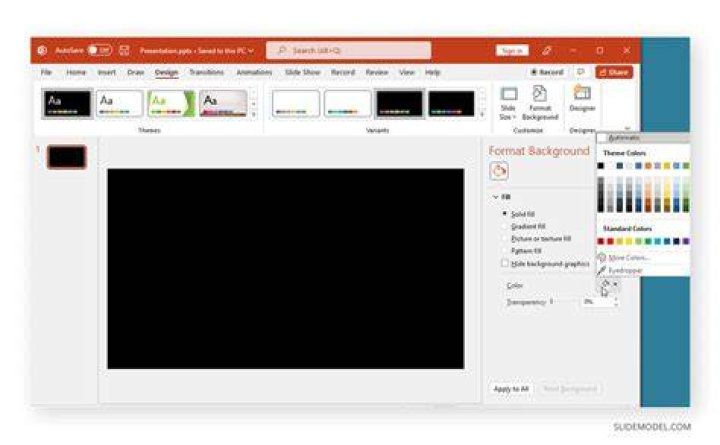How to Format background