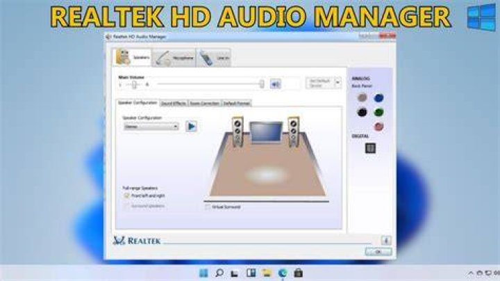 how to install Realtek High Definition Audio Download Realtek HD Audio Manager