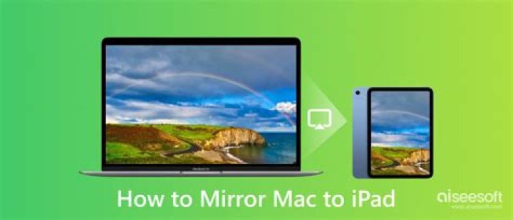 How To Mirror Mac To Ipad