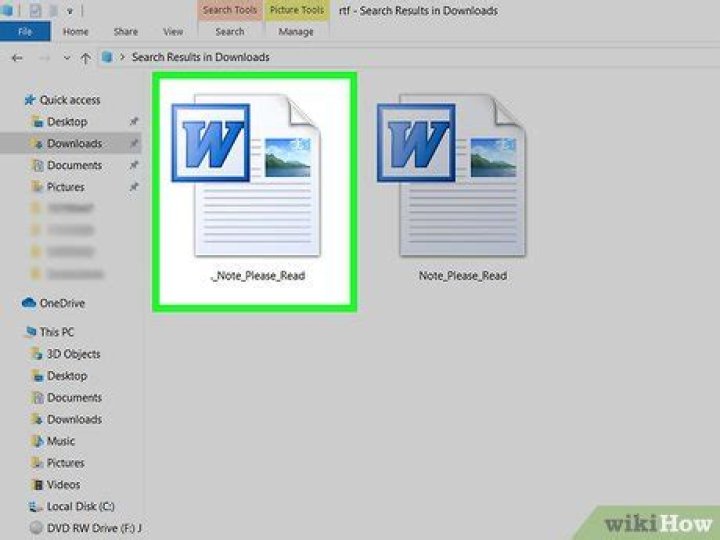 How to open RTF files on a Windows 10 PC