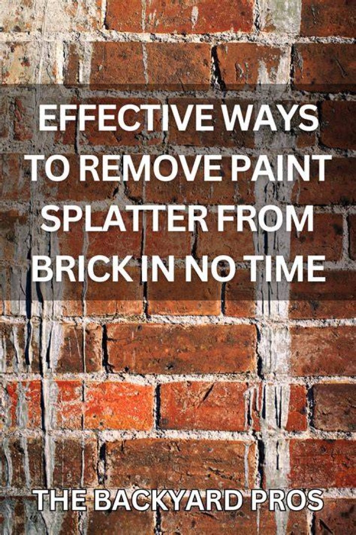 How To Take Paint Off Brick