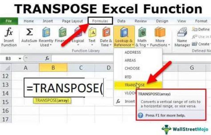 How To Use Transpose In Excel