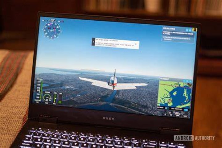 HP Omen running a game HP Omen running a game