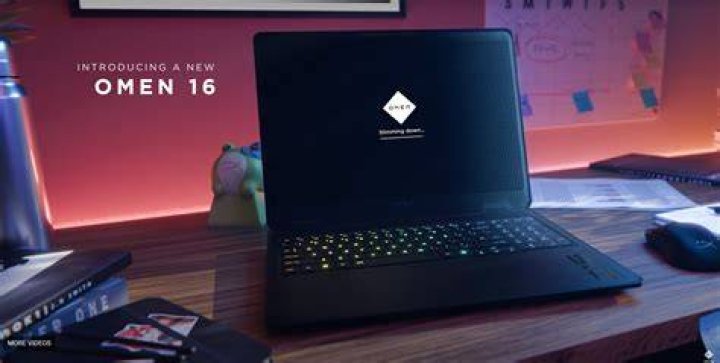 HP Omen showing back HP Omen showing back