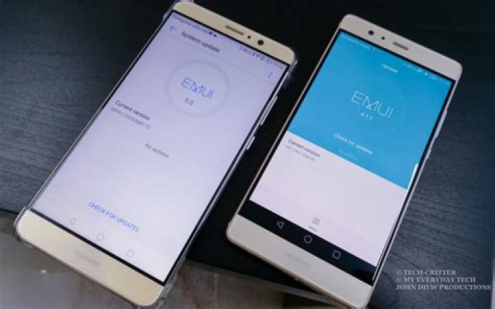 Huawei devices to receive EMUI 9 from a presentation slide.
