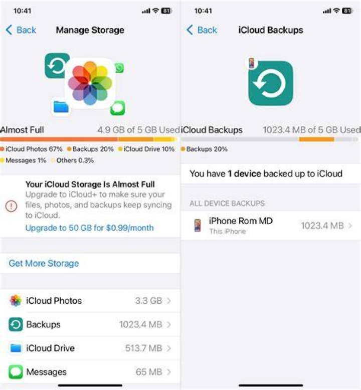 icloud storage ios backups icloud storage ios backups