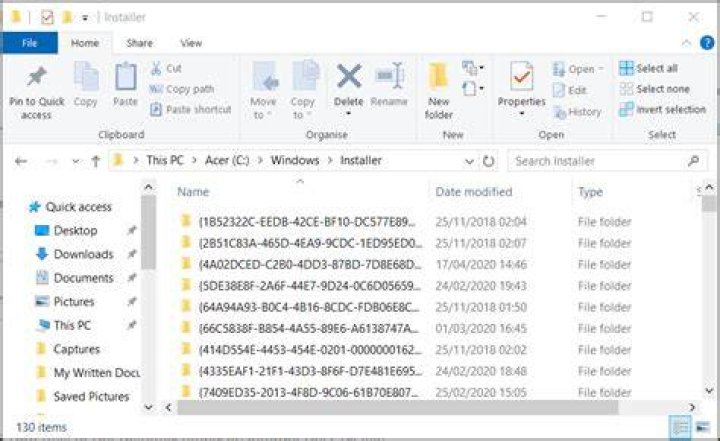 The Installer folder Installer folder Error 1711