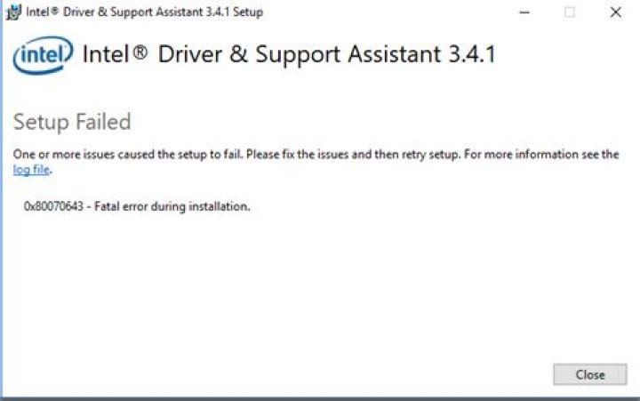 intel driver & support assistant